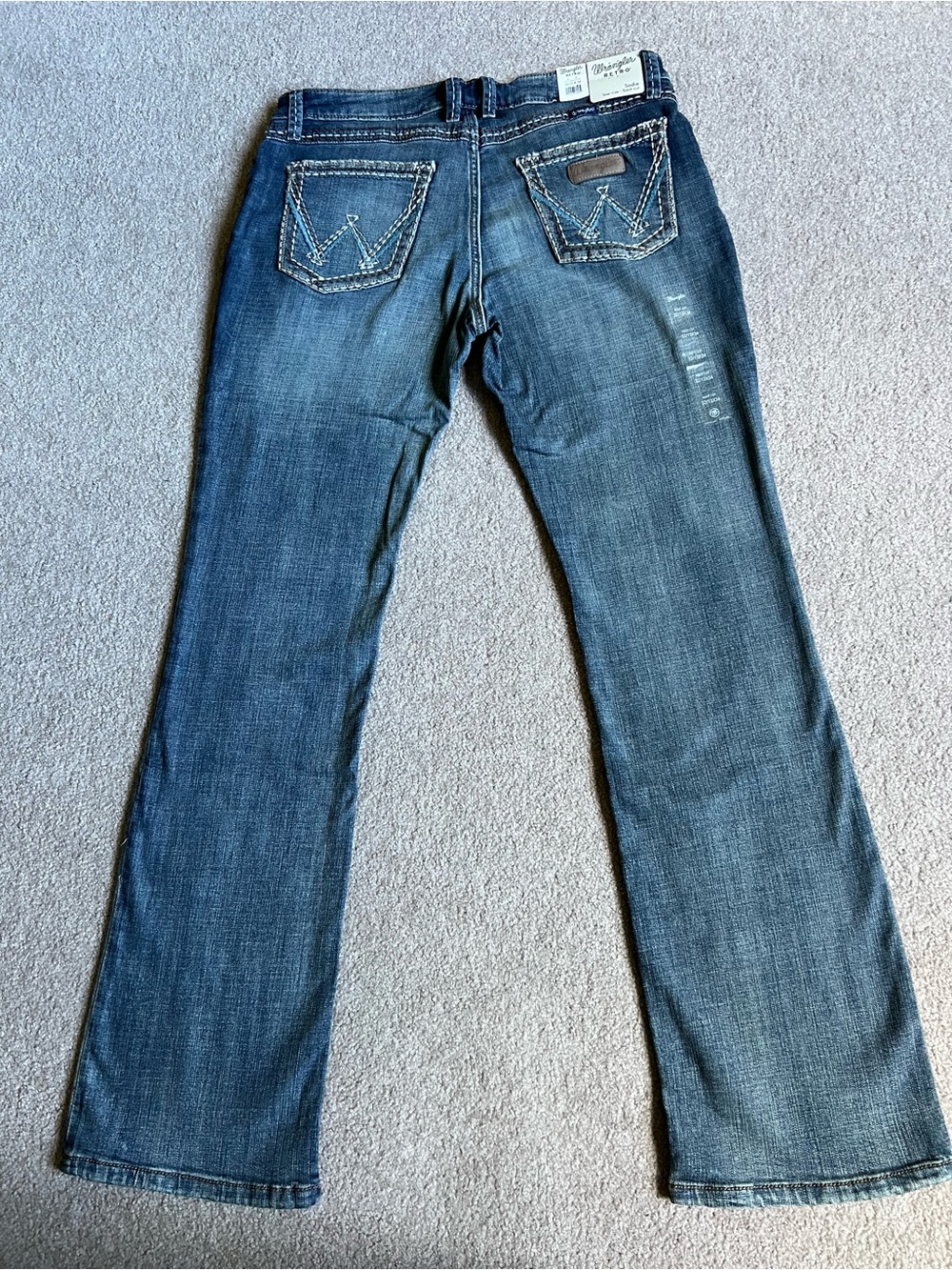 NWT Wrangler Sadie 32 x 34 13 Retro Jeans Bootcut Western cowboy low rise